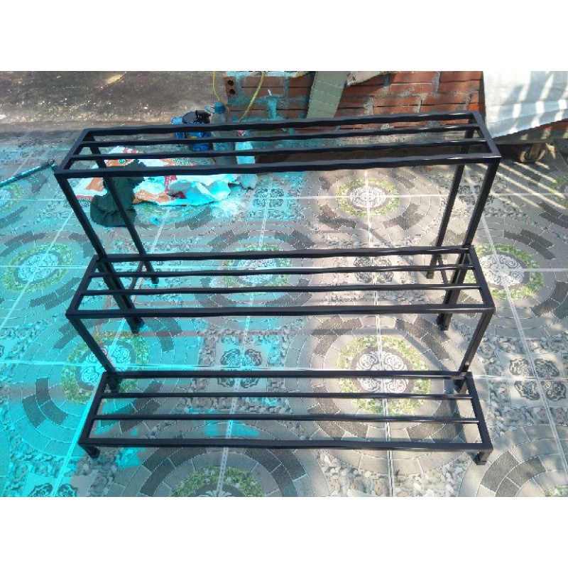 Combo kệ 3 tầng tách dời ghép bậc thang. Dài 100cm.rộng 25cm.Cao 60cm-40cm-20cm