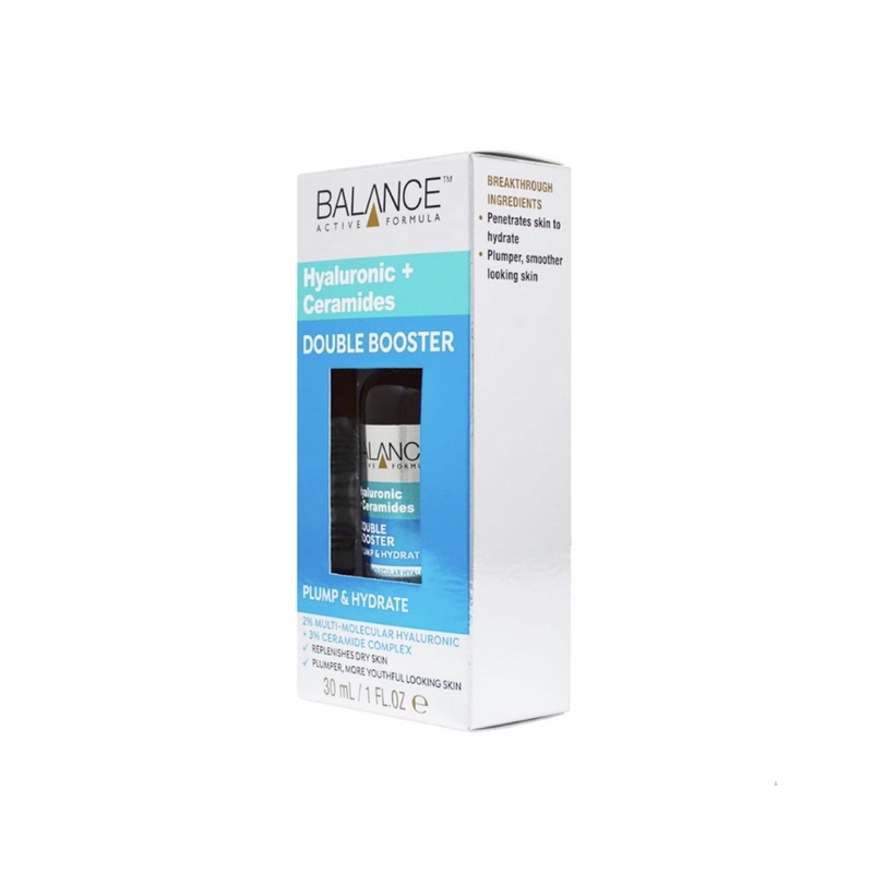 Tinh chất Balance Active Hyaluronic & Ceramides Double Booster 30ml