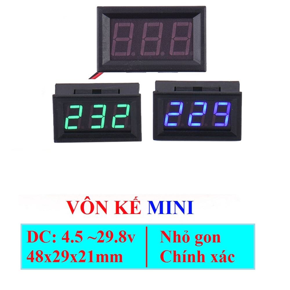 Vôn kế Mini 0.56 inch Led Vol kế DC