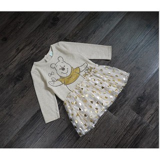 Váy pooh - disney size 6-12m, 12-18m