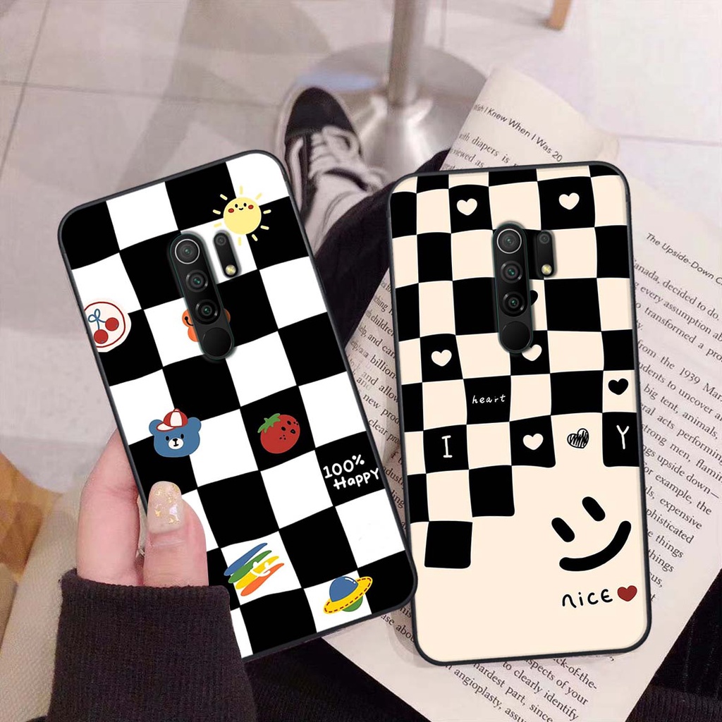 Ốp Xiaomi Redmi 9 họa tiết hoa, gấu thời trang, ốp dẻo bền đẹp