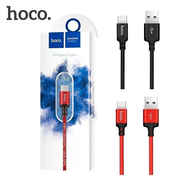 Cáp Sạc Nhanh Hoco X14 TypeC 1M Chính Hãng