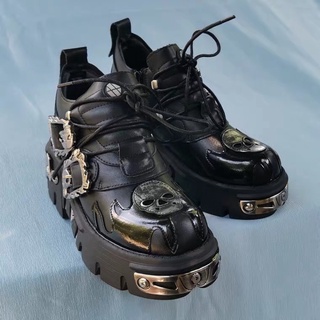 (SẴN 35,39,43) GIÀY GOTHIC M100 ĐẾ ĐINH SẮT 6CM SIÊU COOL
