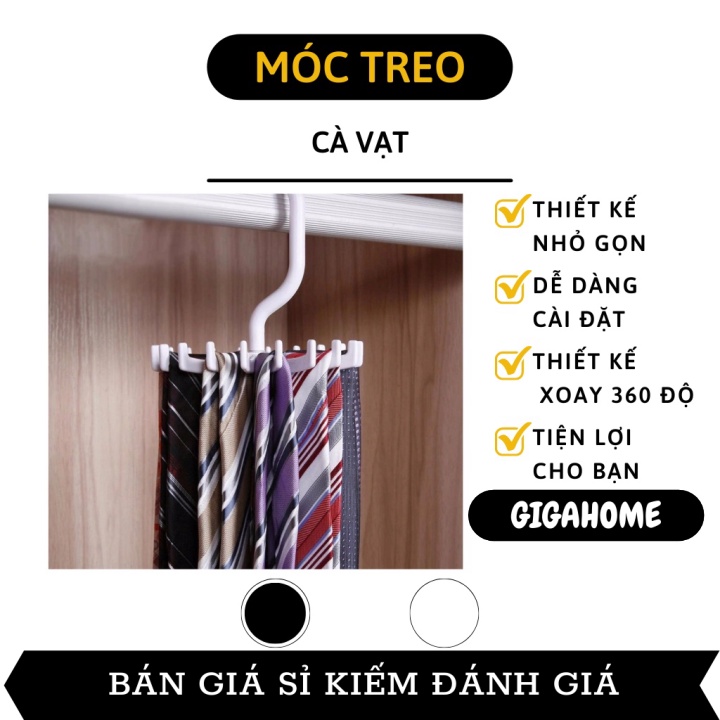 Móc treo đa năng  GIÁ VỐN  Móc treo cà vạt đa năng 11x11cm giúp tiết kiệm không gian 8852