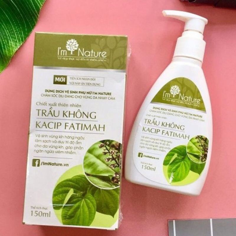 DUNG DỊCH VỆ SINH KHÁNG KHUẨN LÁ TRẦU KHÔNG 150ml