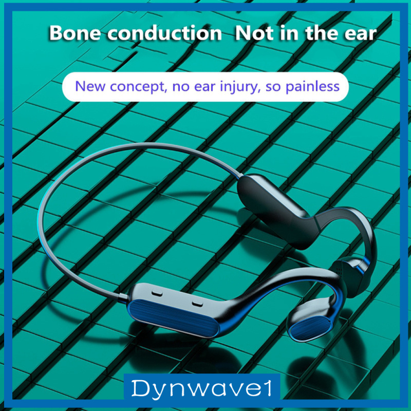 [DYNWAVE1]Bone Conduction Bluetooth Wireless Headphones Sport Running Earphones Waterproof