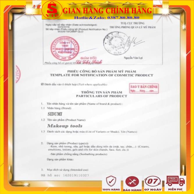 [ HÀNG XỊN - AUTH ] Sét 4 Bông mút trang điểm hình thoi cao cấp Sidumi hàn quốc/ Mút trang điểm có hộp tán kem nền BB CC