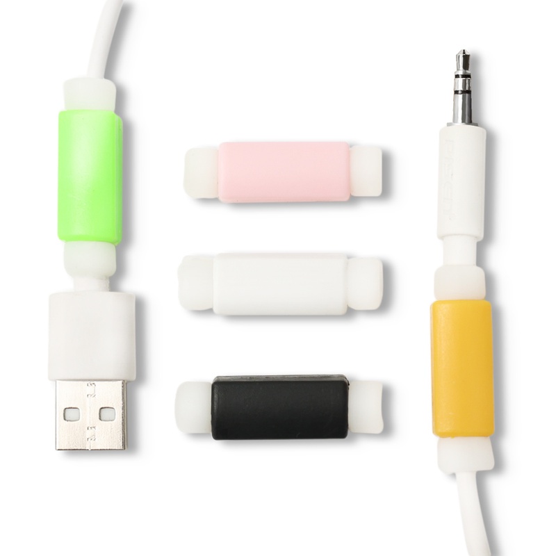 Set 3 đầu bọc bảo vệ dây cáp sạc USB tiện dụng