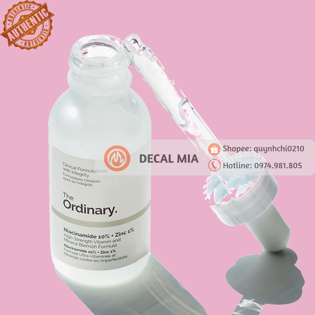 The Ordinary Niacinamide 10% + Zinc 1%