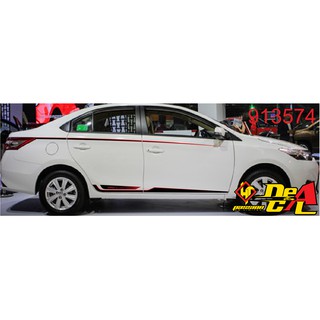 Tem dán sườn ô tô Vios 2018