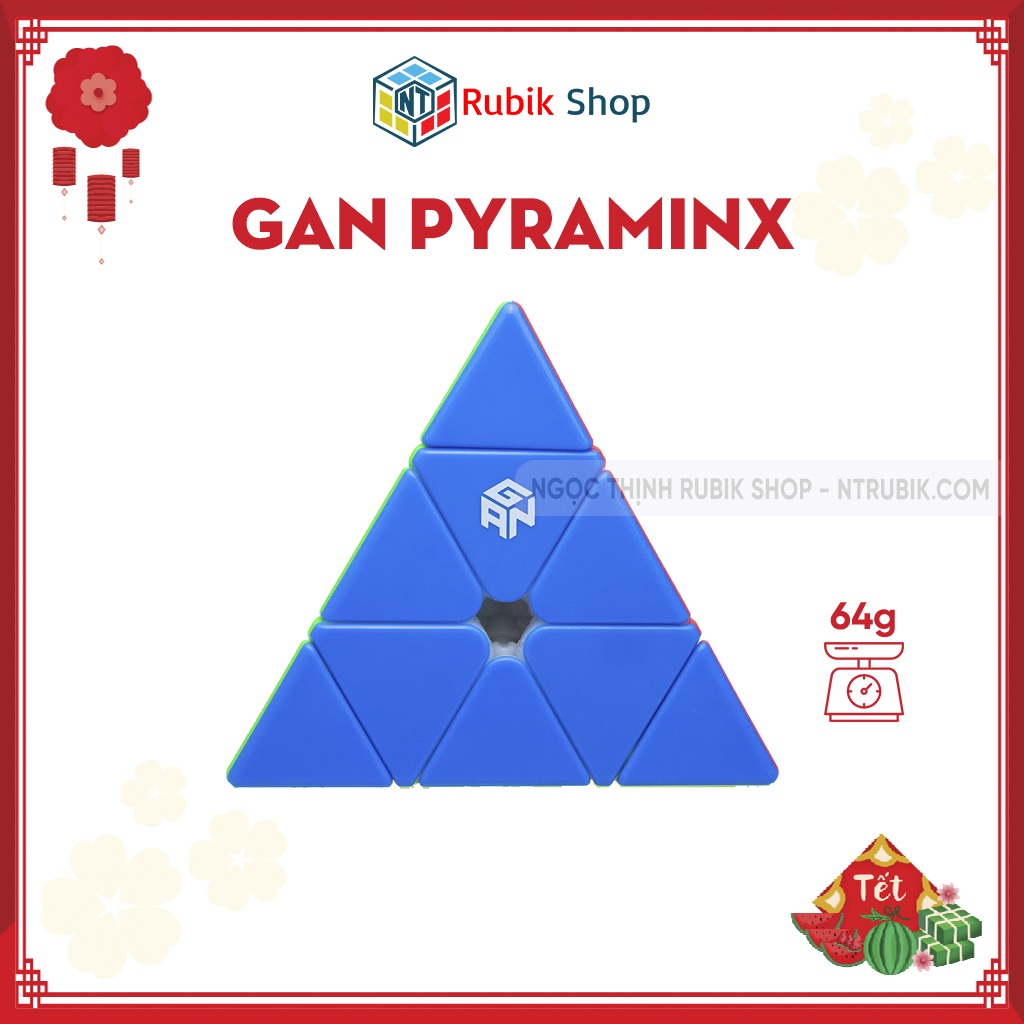 [Siêu Phẩm] Rubik Gan Pyraminx - Kim Tự Tháp (Có nam châm/ 4 phiên bản)