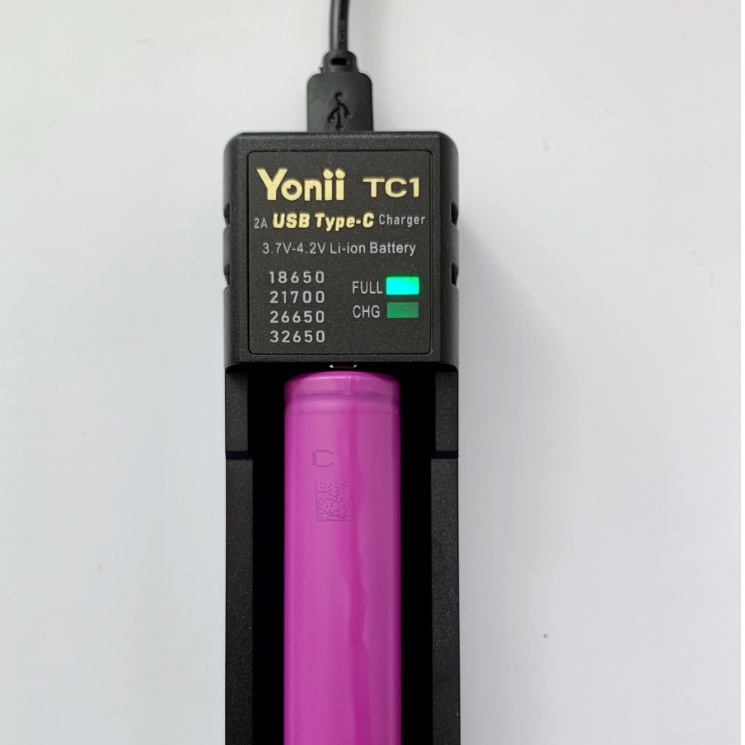Sạc Yonii TC1 Sạc Nhanh 2A Pin Li-ion 3.7V Đầu Vào USB Type C