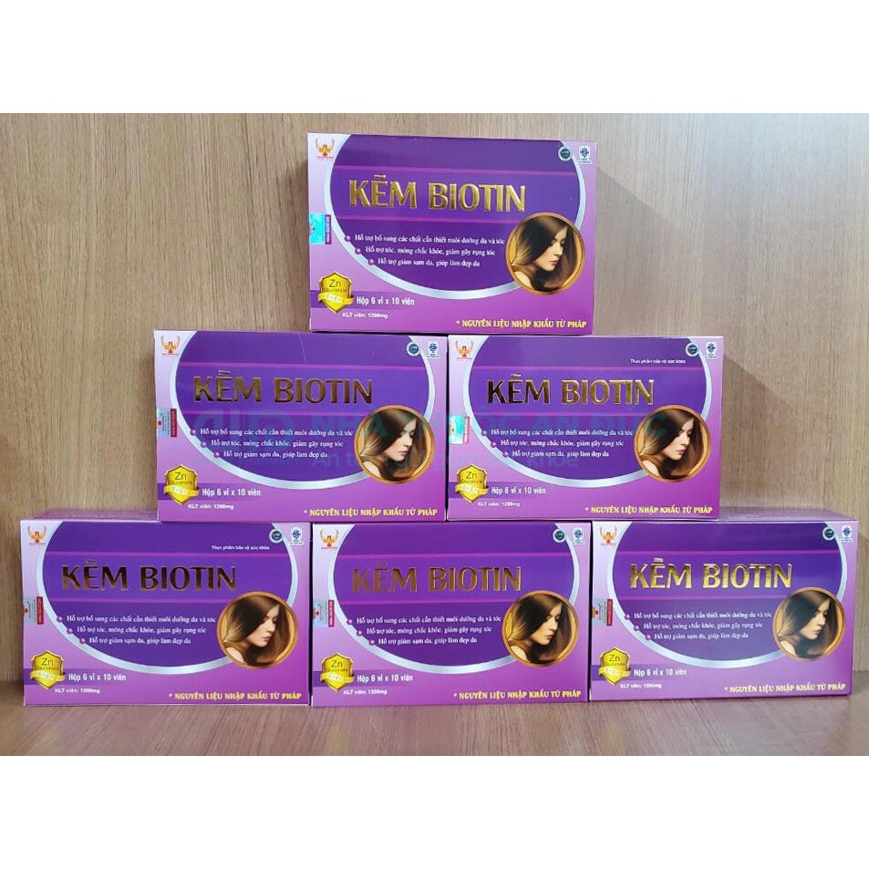 Kẽm Biotin Ngăn Rụng Tóc Kích Thích Mọc Tóc, Giảm Gãy Móng – Nhà thuốc An Đức