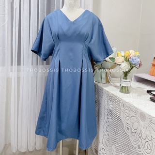 [Thanh Lý] D59 - ĐẦM BIGSIZE CÁNH DƠI BO EO