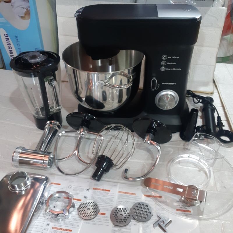 MÁY NHÀO BỘT,XAY THỊT,XAY SINH TỐ ĐA NĂNG RANBEM 534E