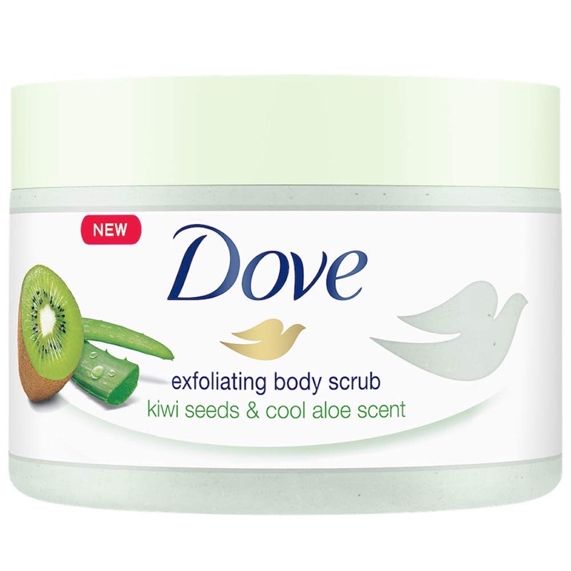 Tẩy da chết Dove Exfoliating Body Polish Pomegranate Seeds & Shea Butter Hũ 298g