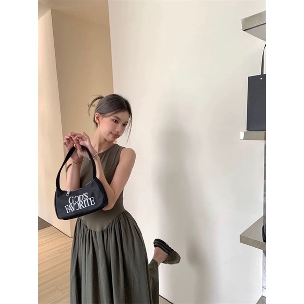 Đầm dái dáng ôm chiết eo phong cách hàn quốc cho nữ