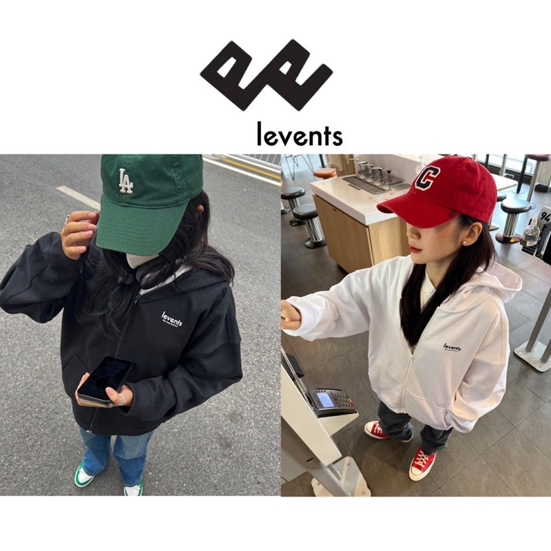 Áo Khoác Zip Kéo HOODIE ZIPPER MINO LOGO LEVENTS