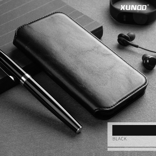 Bao da XUNDD dạng ví cho iPhone XS Max da đẹp cao cấp Chính Hãng