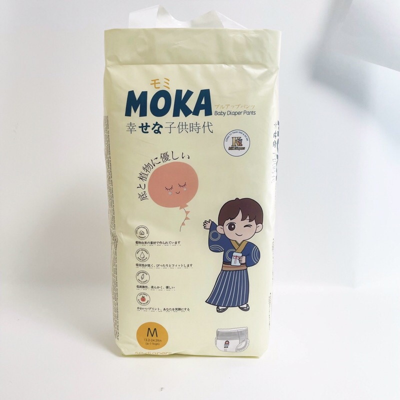 combo 200 Miếng Bỉm Quần MOKA size 200M L XL XXL XXXL