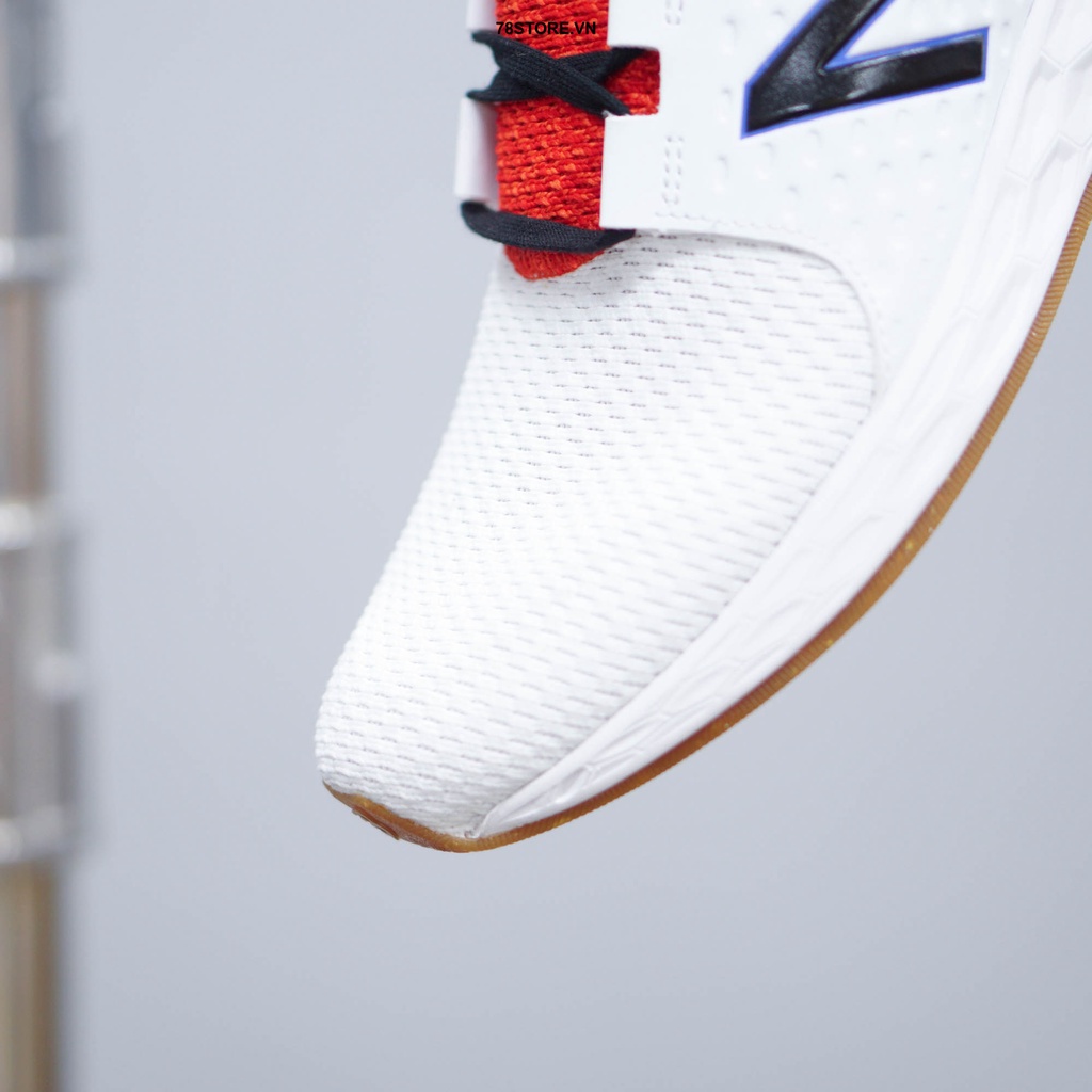 Giày New Balance Fresh Foam Cruz V1 Reissue 'White Faded Cobalt' Chính Hãng