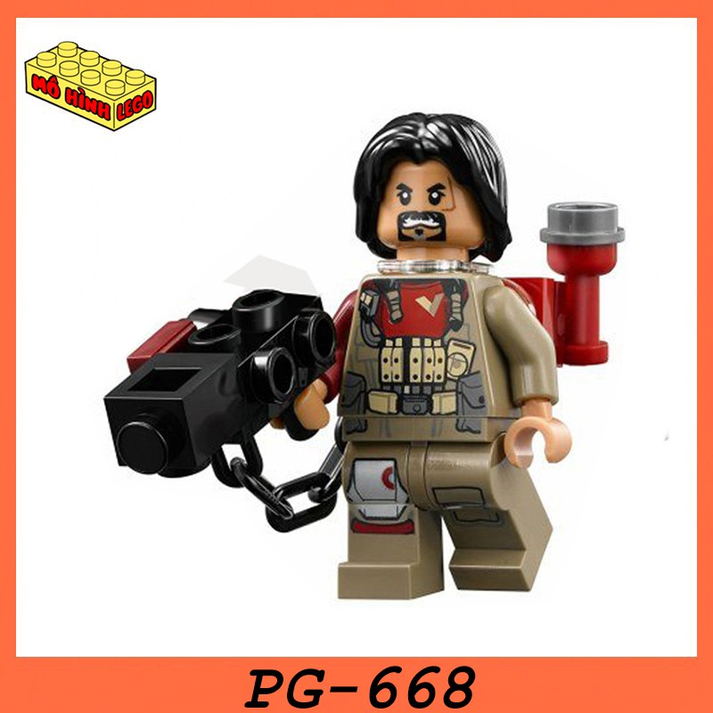 Đồ chơi lắp ráp lego giá rẻ cho bé PG 8024 mô hình minifigus Star wars chiến tranh giữa các vì sao