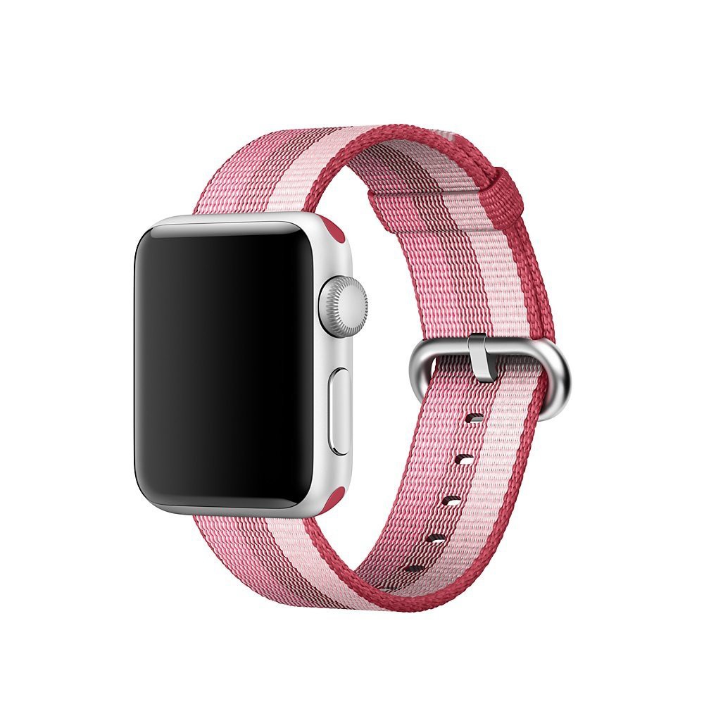 Dây đeo thay thế vải Nylon phối màu trẻ trung và thời trang cho đồng hồ Apple Watch 5/4/3/2/1,38mm/42mm/40mm/44mm