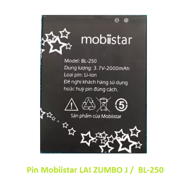 Pin Mobiistar LAI ZUMBO J /  BL-250