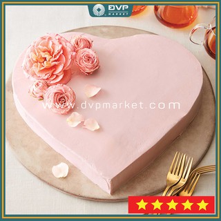 Khuôn bánh mousse, cheese cake, bánh bông lan hình trái tim Sanneng 2 kích thước