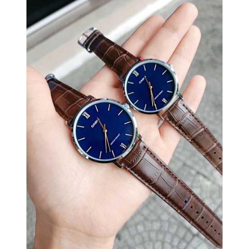 Đồng hồ nữ dây da Casio Anh Khuê LTP-VT01L-2BUDF