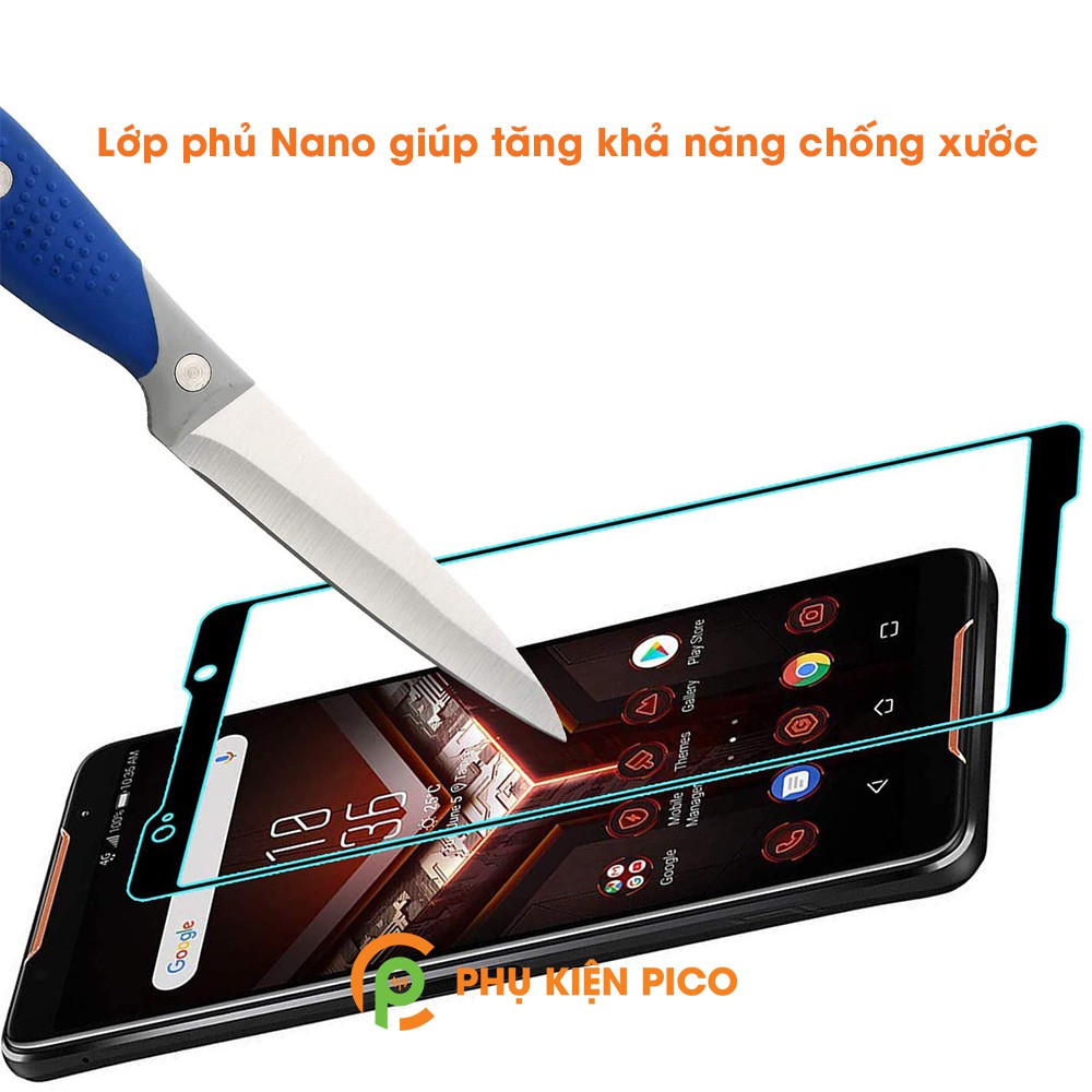 Cường lực Rog phone full viền - Kính cường lực Asus Rog phone full viền độ cứng 9H
