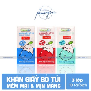 Khăn giấy bỏ túi Pharmacity(1 gói/10 tờ)