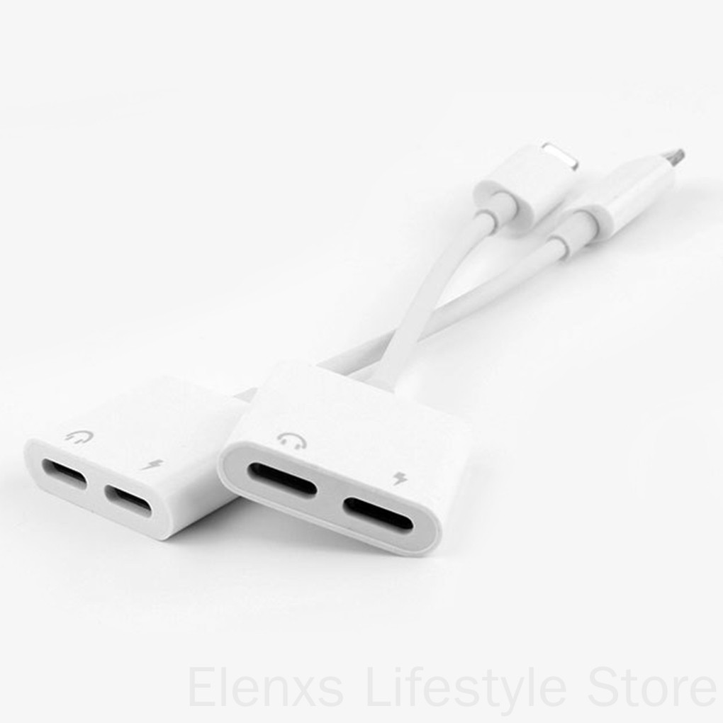 Dây Cáp Chia Cổng Sạc Và Tai Nghe Dành Cho IP7/7 Plus/8/X