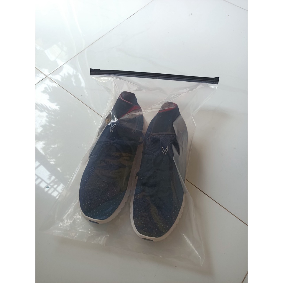 Túi Zip trong có khóa kéo đen  đựng quần áo, giày dép