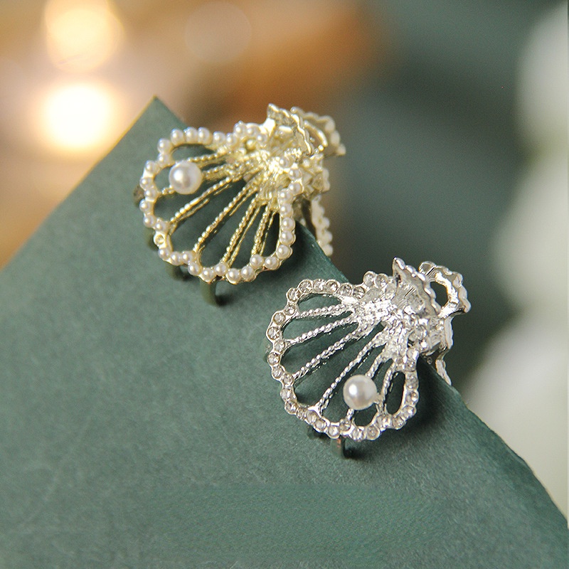 1 Kẹp Tóc Đính Đá Lấp Lánh Phong Cách Hàn Quốc Thời Trang Cho Nữ