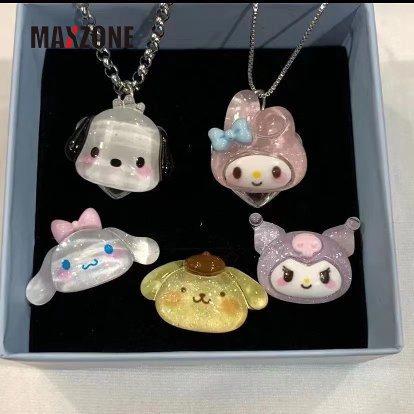 SANRIO Vòng cổ Mặt Lọ Đuổi Muỗi Hình Chai Điều Ước Dễ Thương Mymelody Kuromi Cinnamoroll