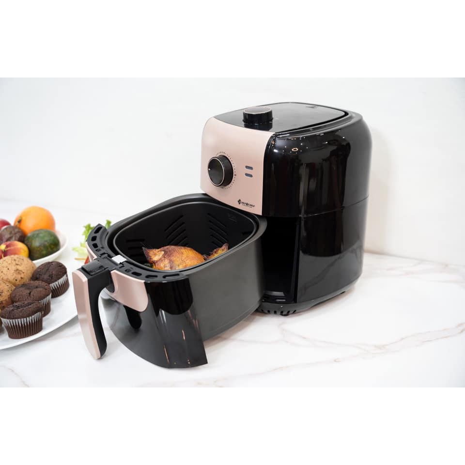 NỒI CHIÊN KHÔNG DẦU CHEF&amp;CHEF MODEL YJ-502 DUNG TÍCH 5,5L [BH 12 THÁNG]