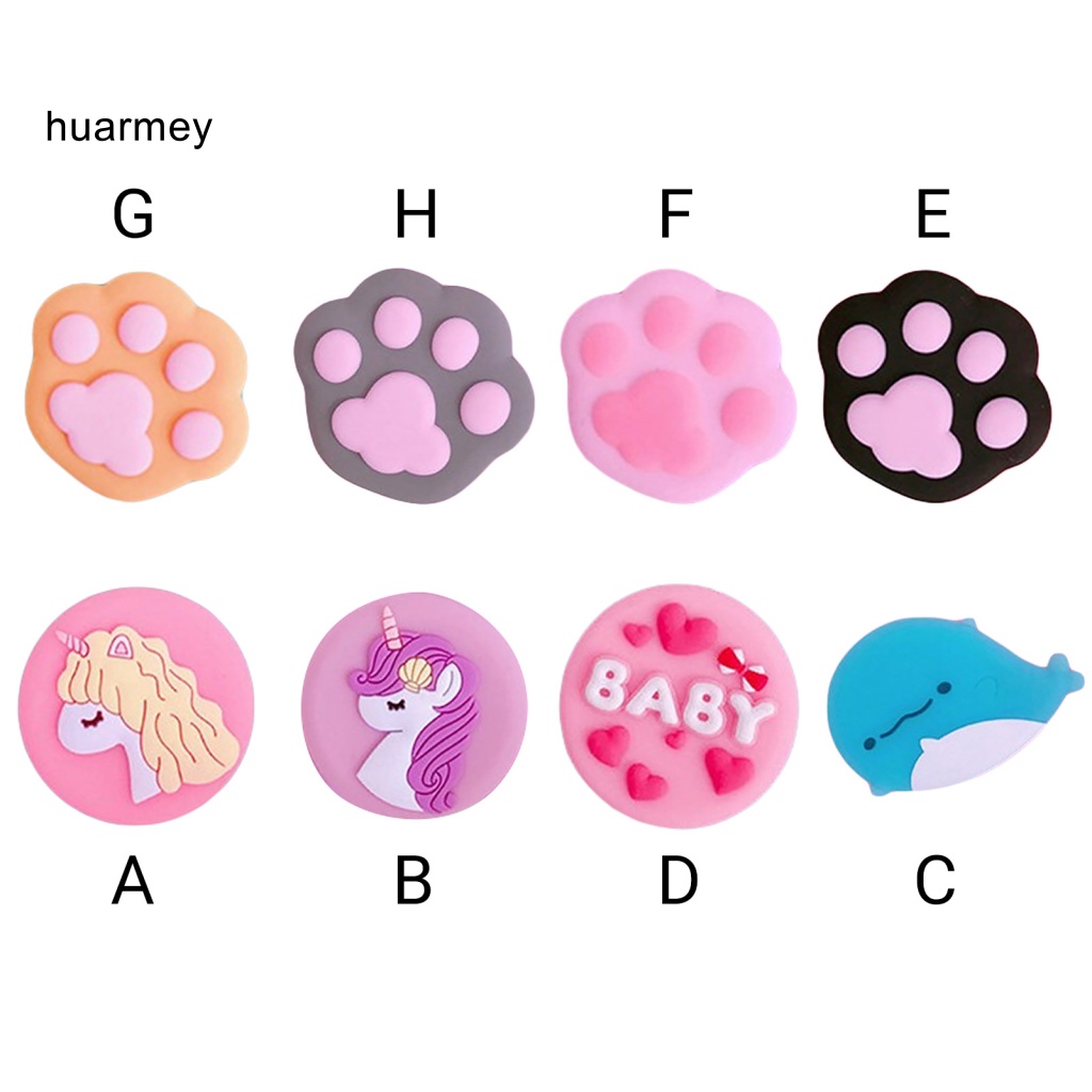 Giá Đỡ Điện Thoại Dạng Nhẫn Đeo Ngón Tay Hình Bàn Chân Mèo/Cá Voi Linh Hoạt Để Bàn