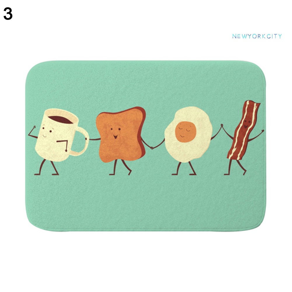 Thảm Chùi Chân Chống Trượt Họa Tiết Hoạt Hình Dễ Thương