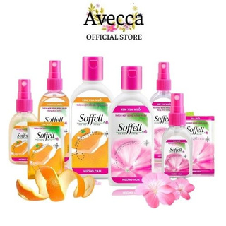  Kem - Xịt Chống Muỗi Soffell Hương Hoa, Cam Indonesia 30,60,80ml