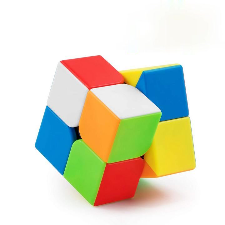 [Loại Tốt] Rubik 2x2 YJ MGC 2x2 Có Nam Châm Stickerless Rubic Không Viền 2 Tầng (Hãng Mod)