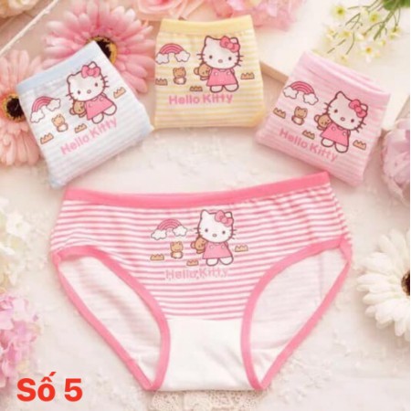 Set 4 quần chíp cotton cho bé gái