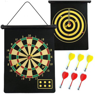 PHI TIÊU VẢI NAM CHÂM TO CÓ 6 PHI TIÊU CỠ 17INCH CAO CẤP CÓ HAI MẶT TIỆN DỤNG