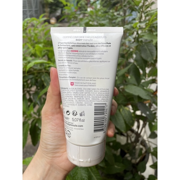 Tẩy da chết body dạng gel có hạt SKIN MINUTE Gomme Gel