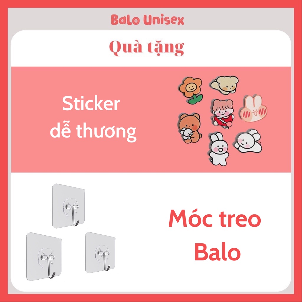 Balo Basic Phong Cách Hàn Quốc, Balo Trơn Chống Nước Đi Học Nam, Nữ 601ULZ