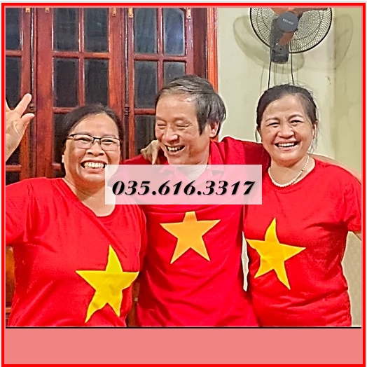 áo cờ đỏ sao vàng người lớn CHẤT ĐẸP sỉ &amp; bán buôn