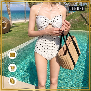 Bikini một mảnh cách điệu họa tiết chấm bi - Đồ bơi nữ cao cấp DEMURE