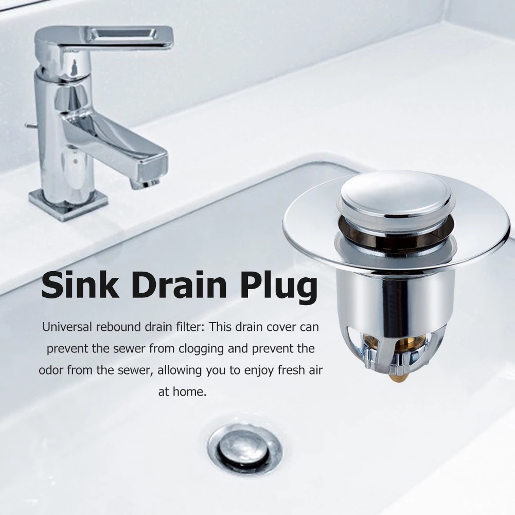 [Mới] Lưới Lọc Rác Bồn Rửa Chén / Cống Thoát Nước Bằng Đồng Cao Cấp Thông Dụng Cho Nhà Tắm