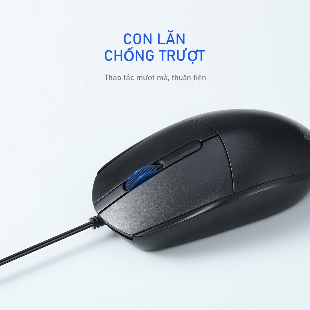 Chuột Máy Tính Có Dây Robot M120 Dùng Trong Văn Phòng Dạy Học Online