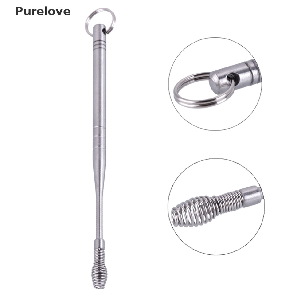 Bông Tai Xoắn Ốc Bằng Thép Không Gỉ